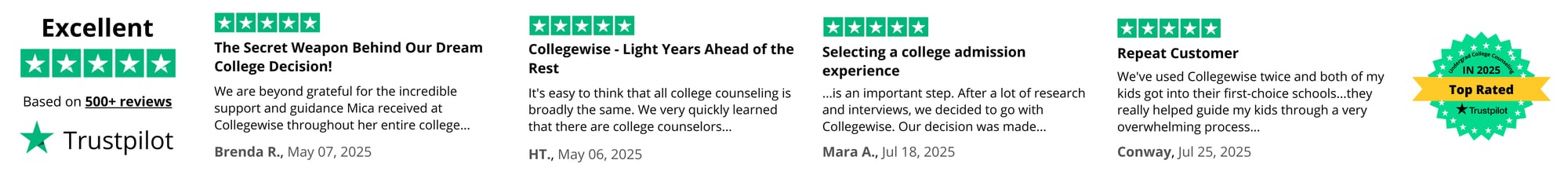 Trustpilot CW Reviews  (1)